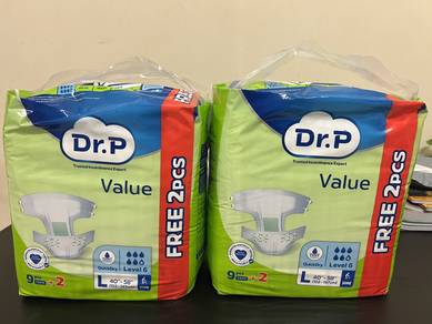 Dr.P Value Adult Diapers (L Size) - NEW ITEM
