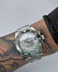 Custom Seiko Mod 40mm Premium Meteorite Sprite GMT