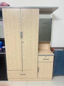 wardrobe with mirror( wheat)
