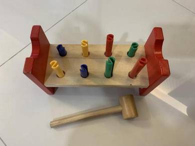 IKEA multicolour toy hammering block