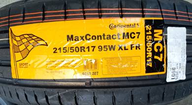 215 50 17 CONTINENTAL MC7 Tayar Tyre New 2026
