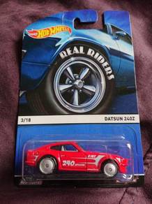 Hot Wheels S30 Datsun 240Z real riders red Nissan