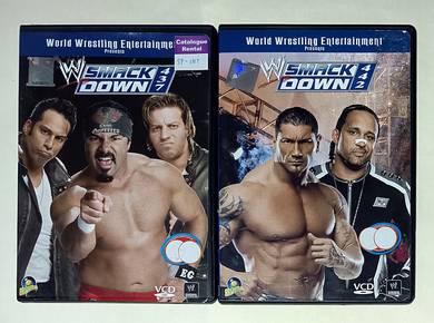 2 WRESTLING WWE SMACK DOWN SERIES VCD VIDEO Cd