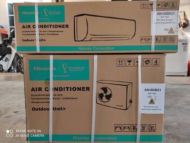 12.Aircond Hisense 1.0Hp SIAP PASANG
