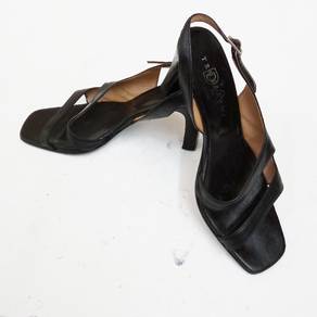 Trussardi Black Leather Shoes