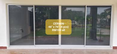 CERMIN SLIDING DOOR 46" x 76" (4pcs)