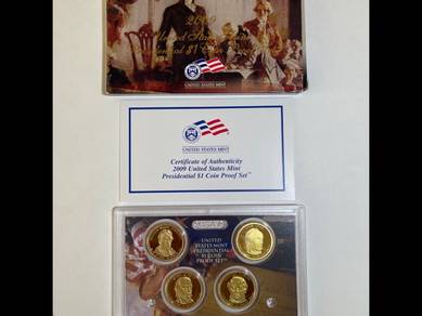 USA Mint Presidential  $1 Proof Coin set 2009