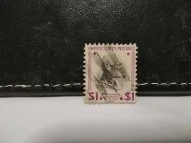 1938 USA Stamp President Wilson