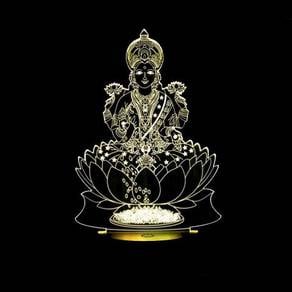 3D India Wealth LED Light Changing Colors