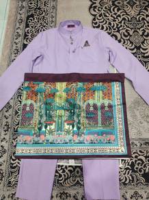 Baju Melayu Lilac