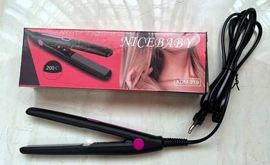 Mini Ceramic 2-in-1 Hair Curler and Straightener