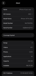 15pmx 256GB