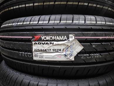 tayar 225 65 17 yokohama japan v03 advan new tyre