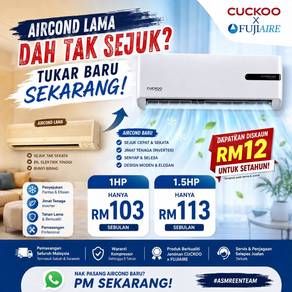 Promosi Aircond Bulanan Ansuran AC135