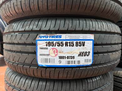195/55/15 —Tayar new— Toyo Nano3 Y26
