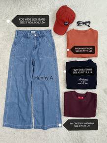 Wide leg jeans 