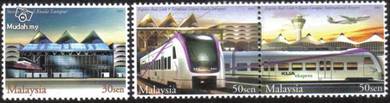 2002 Express Rail Link Malaysia Stamp UM S