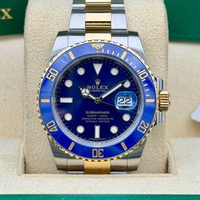 Rolex Submariner Date Half Gold Blue 116613LB