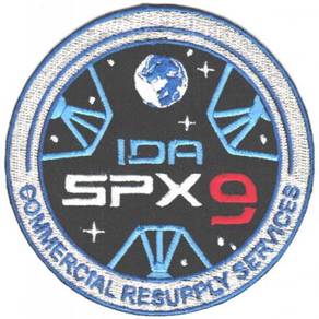 ISS Expedition 48 Spacex Dragon SPX-9 NASA Patch