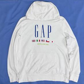 Pre-loved GAP Hoodie L Size White