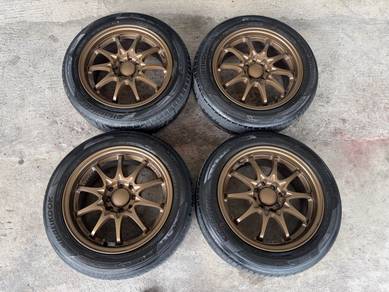 Rim ce28 thailand 15 inch tayar hankook 70%