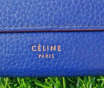 Celine Paris Original leather long wallet 