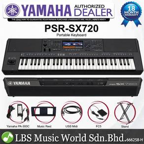 Yamaha PSR-SX720 61 Key Arranger Workstation Keybo