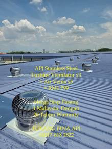 Turbine Ventilator KOTA TINGGI ULU TIRAM & TANGKAK