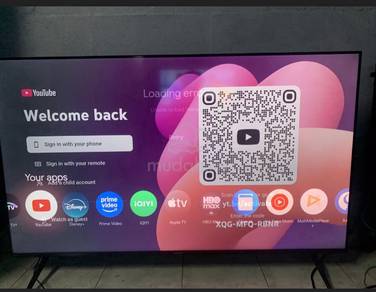 sharp tv 65 pakai 2minggu