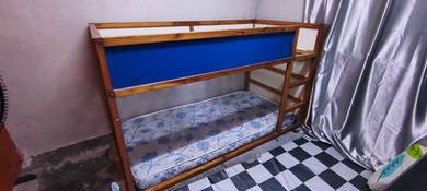 Katil Ikea 2 tingkat untuk di jual