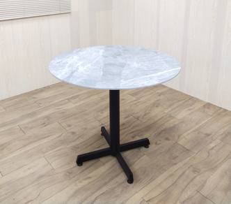 Sintered Stone Round Table / Meja Bulat Marble