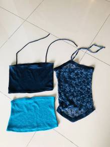 3-Piece Blue Crop Top Set 💙