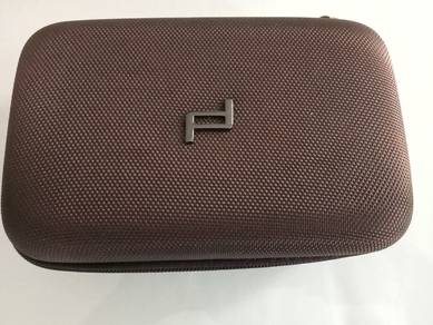 Dark brown toiletries bag 
