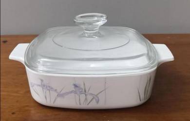 Corningware shadow iris casserole bowl 1l