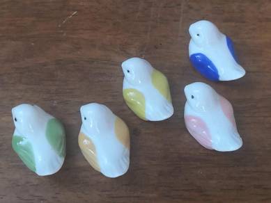 Vintage chopstick rest birds 5