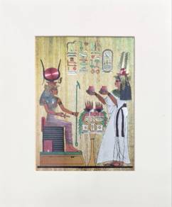 Vintage Decorative Art Print -Chariot Scene