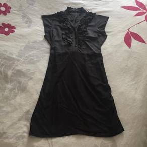 Grey Black Dress