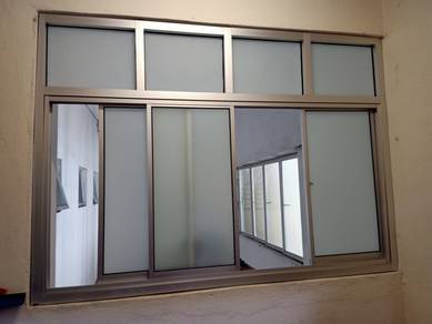 Tingkap Sliding Bilik Air (Kace Powder Coated)