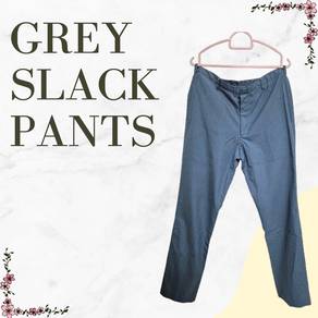 Grey Woman Slack Pants