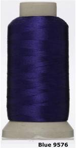 Blue 9576 Embroidery Machine Thread Benang Sulam