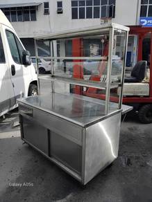 Stall nasi ayam stainless steel