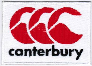 Canterbury Rugby Badge Iron On Embroidered Patch