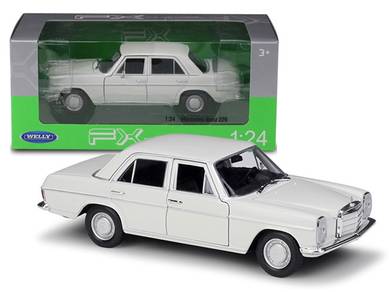 1969 Mercedes-benz 220 (w115) diecast car - white