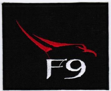Space SpaceX Falcon 9 F9 Emblem Logo Patch