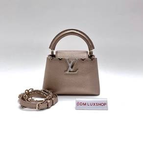 Preloved LV Mini Capucines Flower Crown Gold