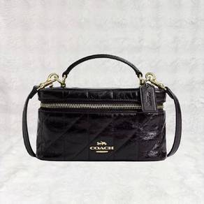 Coach Rainer Crossbody Bag 18 Quilted Black