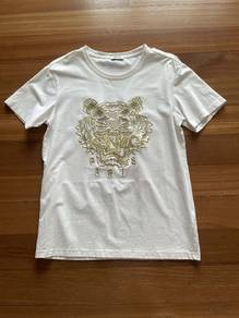 Kenzo Paris Tiger Embroidered T-shirt 