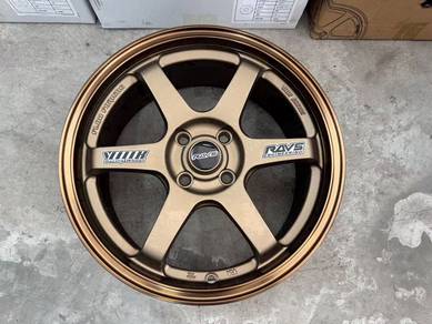 Rim baru 16x7jj volk rays te37 flow form city vios