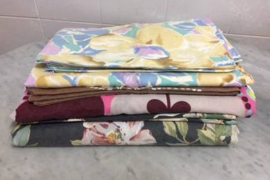 3 X Fitted Bedsheets (Super Single) Used