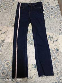 Zara Z1975 Denim Raw Hem Jeans